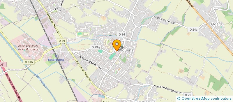 localisation de l'entreprise MONSIEUR DAVID GALLAND  ESCALQUENS