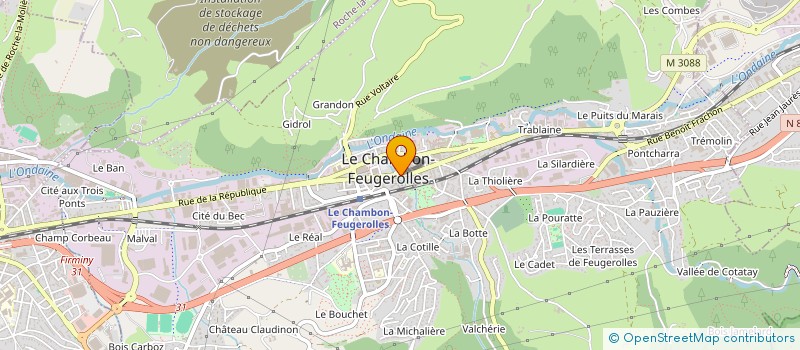localisation de l'entreprise MONSIEUR DAVID GALLIEN à LE CHAMBON-FEUGEROLLES