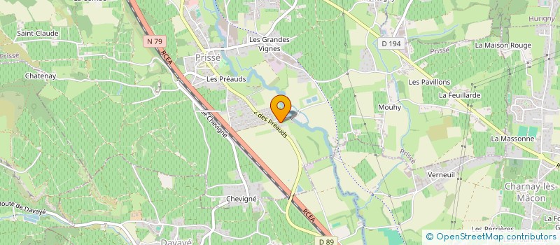 localisation de l'entreprise MONSIEUR DAVID GALLINARO  PRISSE