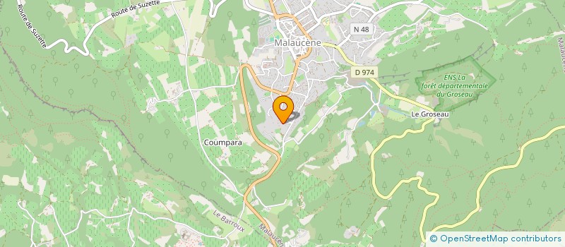 localisation de l'entreprise MONSIEUR DAVID GAMET à MALAUCENE