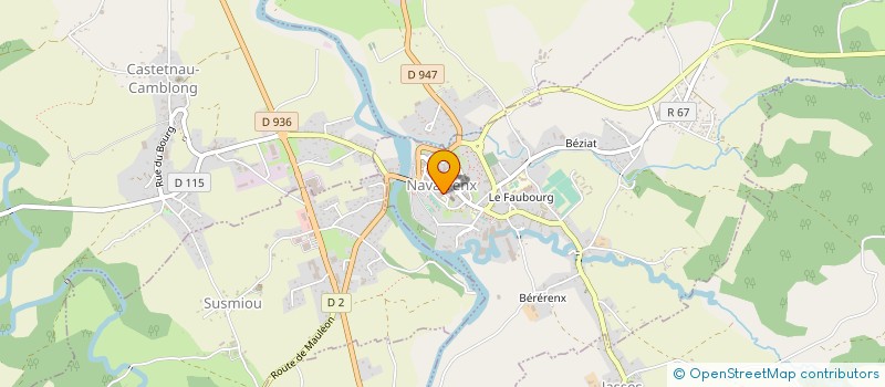 localisation de l'entreprise MONSIEUR DAVID GANDER  NAVARRENX