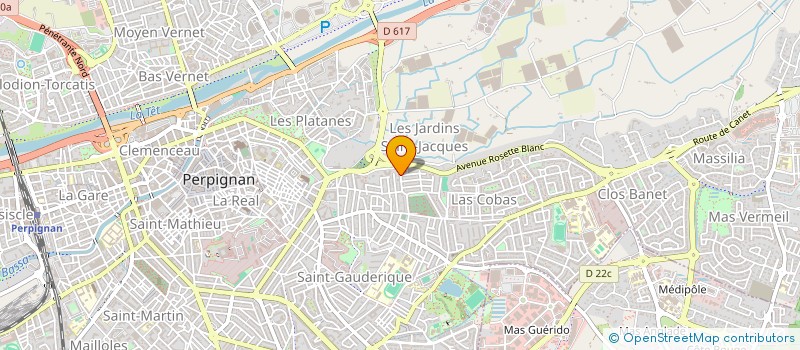 localisation de l'entreprise MONSIEUR DAVID GANIER  PERPIGNAN