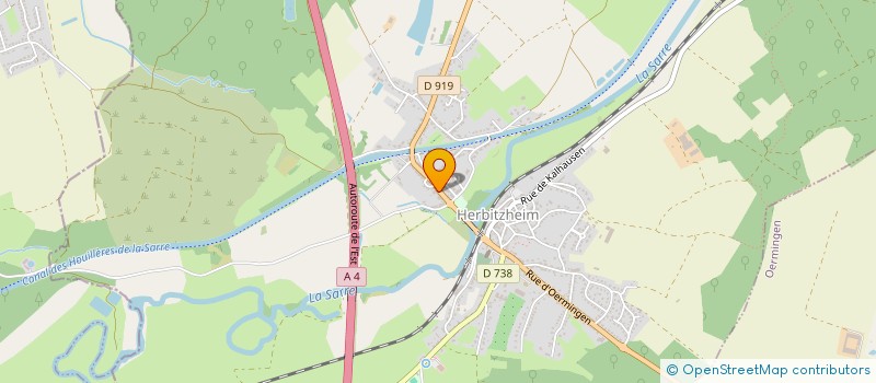 localisation de l'entreprise MONSIEUR DAVID GANTZ  HERBITZHEIM