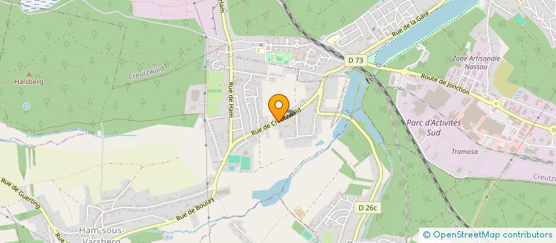 localisation de l'entreprise MONSIEUR DAVID GAPSKI  HAM-SOUS-VARSBERG