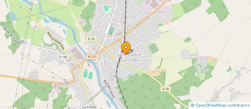 localisation de l'entreprise MONSIEUR DAVID GARCIA  SAINT-FLORENT-SUR-CHER