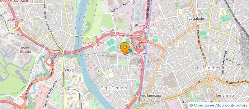 localisation de l'entreprise MONSIEUR DAVID GARCIA  TOULOUSE