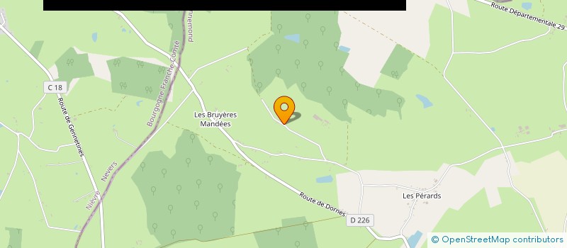 localisation de l'entreprise MONSIEUR DAVID GARDECHAUX  SAINT-ENNEMOND