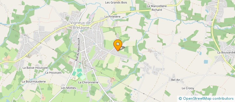 localisation de l'entreprise MONSIEUR DAVID GARNIER à VIGNEUX-DE-BRETAGNE