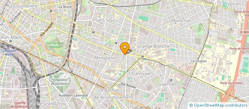 localisation de l'entreprise MONSIEUR DAVID GARNIER  LYON