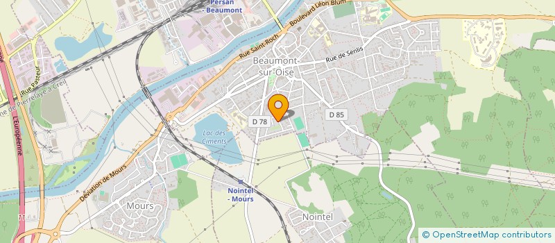 localisation de l'entreprise MONSIEUR DAVID GARRIN  BEAUMONT-SUR-OISE