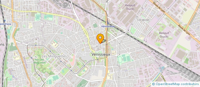 localisation de l'entreprise MONSIEUR DAVID GAS  VENISSIEUX