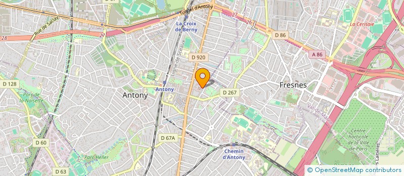 localisation de l'entreprise MONSIEUR DAVID GAUDUEL à ANTONY