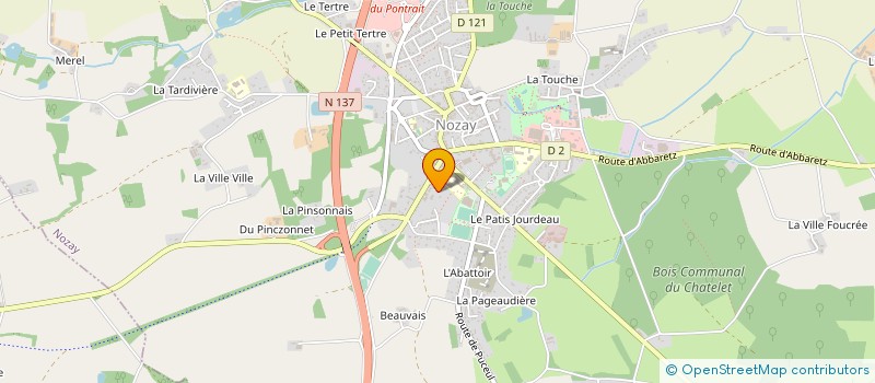 localisation de l'entreprise MONSIEUR DAVID GAULTHIER à NOZAY