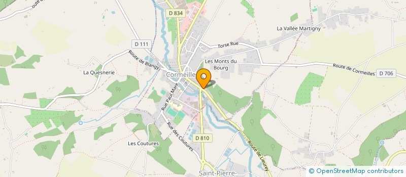 localisation de l'entreprise MONSIEUR DAVID GAULTIER  CORMEILLES