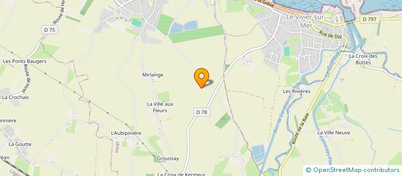 localisation de l'entreprise MONSIEUR DAVID GAUTHIER  ROZ-LANDRIEUX