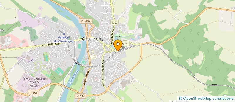 localisation de l'entreprise MONSIEUR DAVID GAUTHIER à CHAUVIGNY