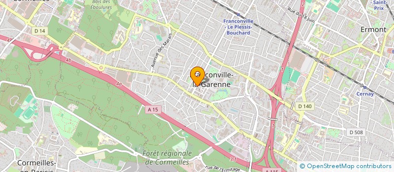 localisation de l'entreprise MONSIEUR DAVID GAUTHIER  FRANCONVILLE