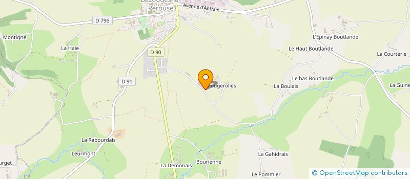 localisation de l'entreprise MONSIEUR DAVID GAUTIER à BAZOUGES-LA-PEROUSE