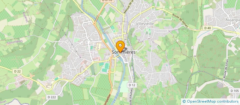 localisation de l'entreprise MONSIEUR DAVID GAUTIER  SOMMIERES