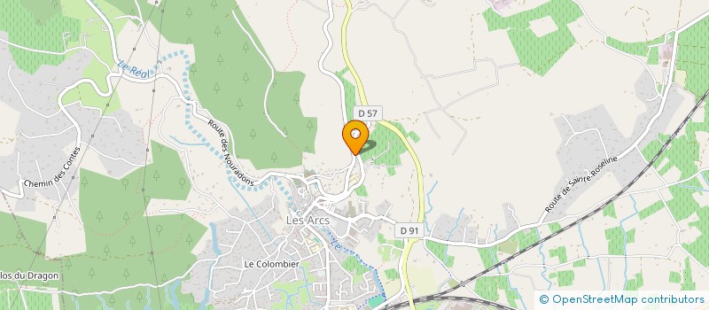 localisation de l'entreprise MONSIEUR DAVID GAUTIER à LES ARCS