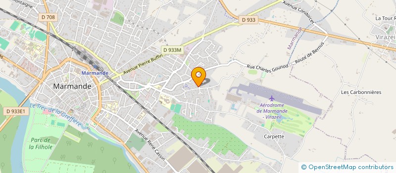 localisation de l'entreprise MONSIEUR DAVID GAY  SAINTE BAZEILLE