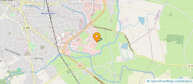 localisation de l'entreprise MONSIEUR DAVID GAY  MONTBRISON