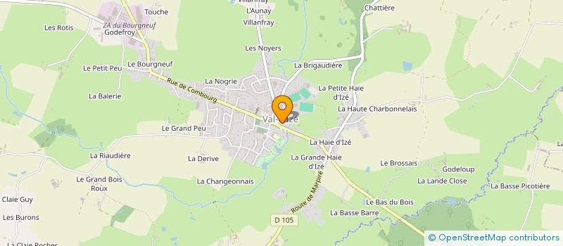 localisation de l'entreprise MONSIEUR DAVID GAYET  VAL-D'IZE