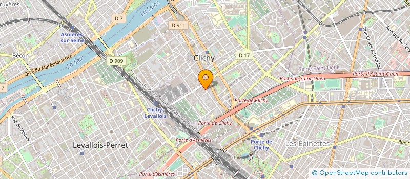 localisation de l'entreprise MONSIEUR DAVID GEBAI à CLICHY