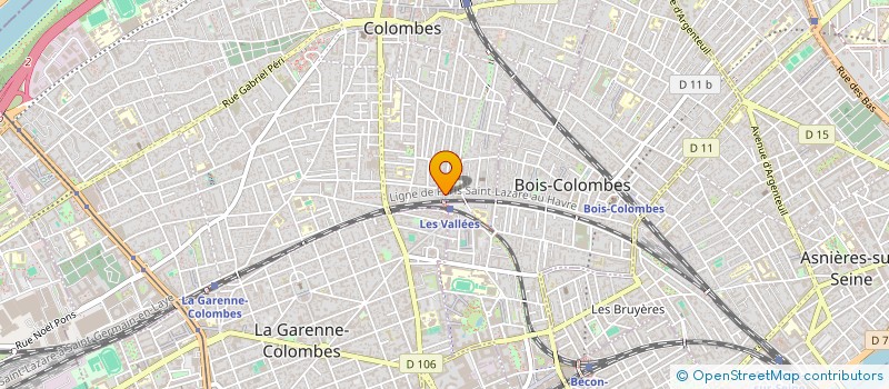 localisation de l'entreprise MONSIEUR DAVID GEBAONI à COLOMBES