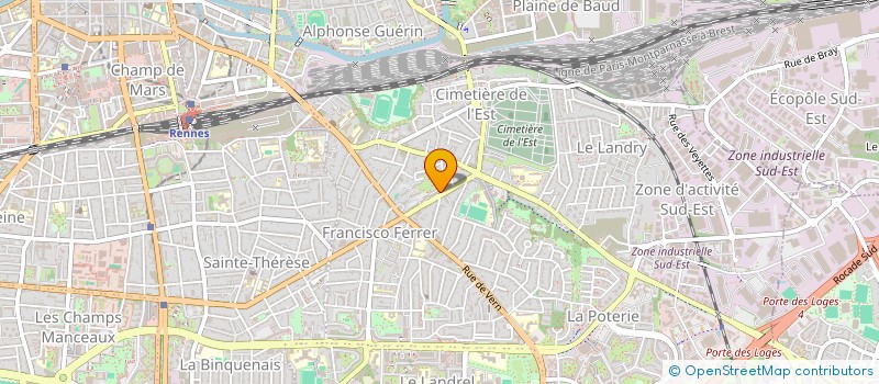 localisation de l'entreprise MONSIEUR DAVID GEFFROY  RENNES