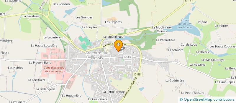 localisation de l'entreprise MONSIEUR DAVID GEHAN  ARGENTRE-DU-PLESSIS