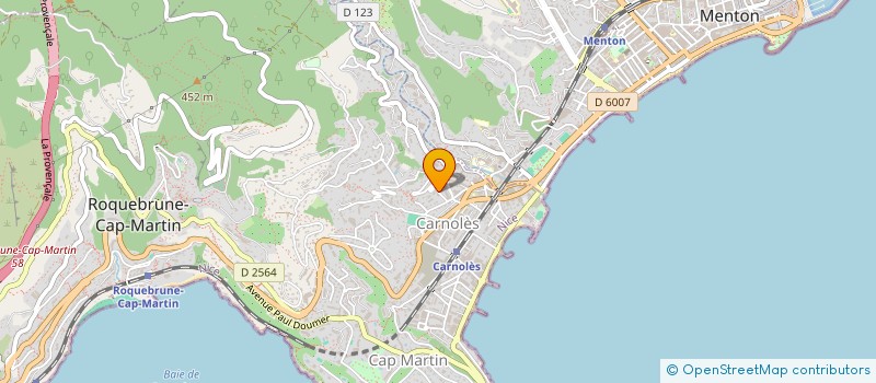 localisation de l'entreprise MONSIEUR DAVID GELY à ROQUEBRUNE-CAP-MARTIN
