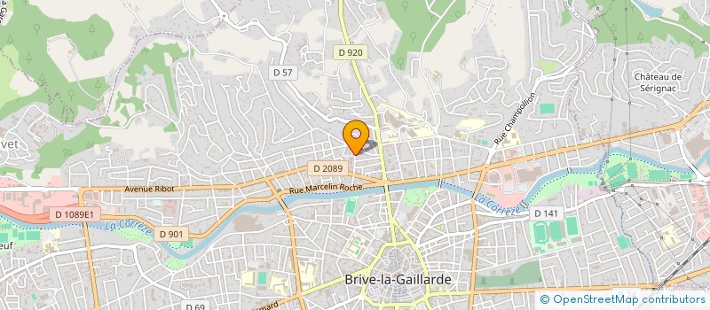 localisation de l'entreprise MONSIEUR DAVID GENDRON  BRIVE-LA-GAILLARDE