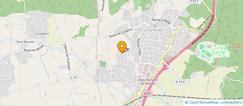 localisation de l'entreprise MONSIEUR DAVID GENESTAL  VENELLES