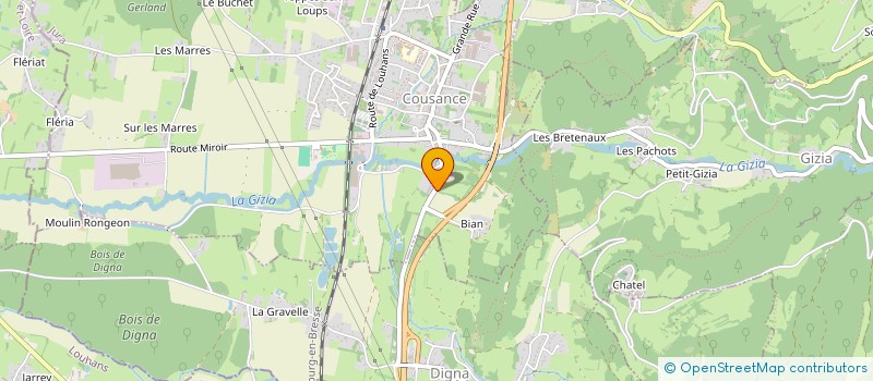 localisation de l'entreprise MONSIEUR DAVID GENIAUX  ROSAY