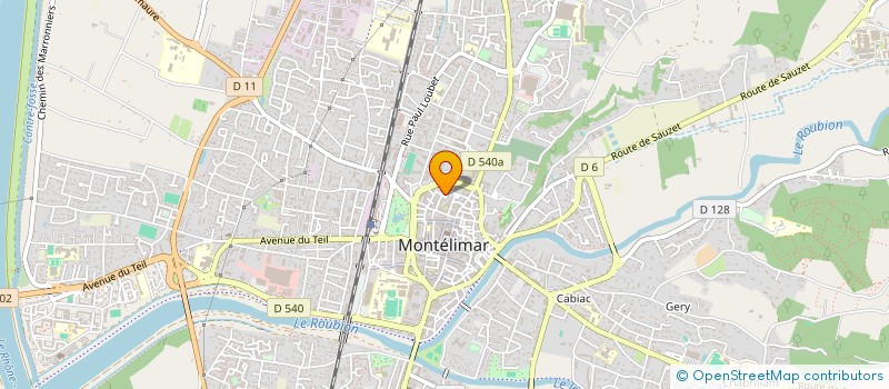 localisation de l'entreprise MONSIEUR DAVID GENIN à MONTELIMAR
