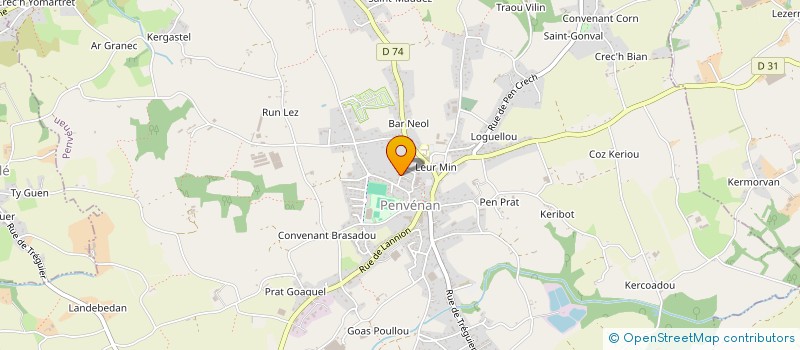 localisation de l'entreprise MONSIEUR DAVID GENTIL  PENVENAN