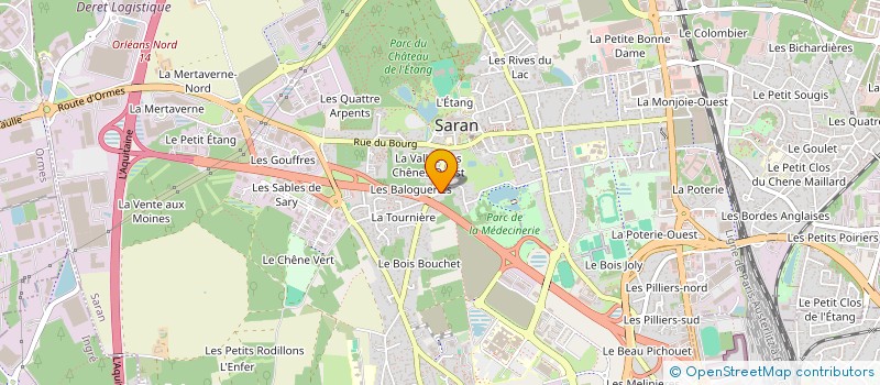 localisation de l'entreprise MONSIEUR DAVID GENTY à SARAN