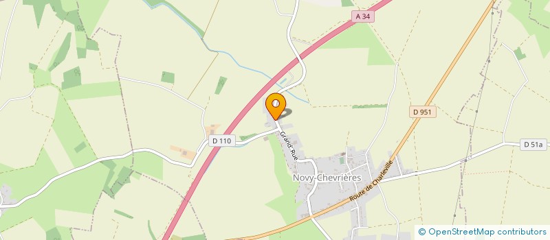 localisation de l'entreprise MONSIEUR DAVID GEOFFROY  NOVY-CHEVRIERES
