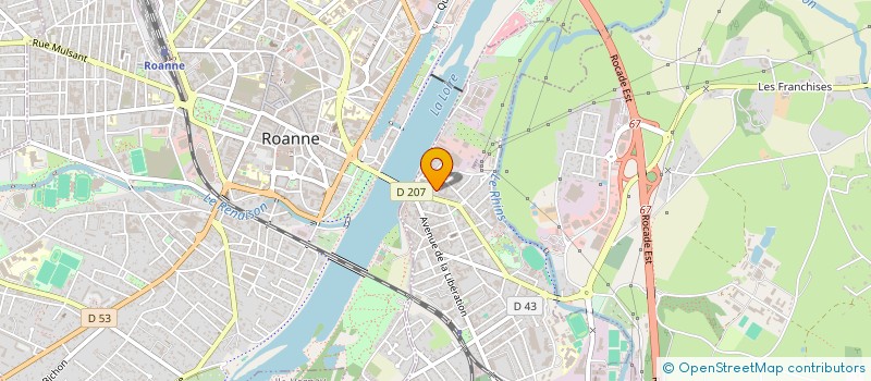 localisation de l'entreprise MONSIEUR DAVID GEORGES  LE COTEAU