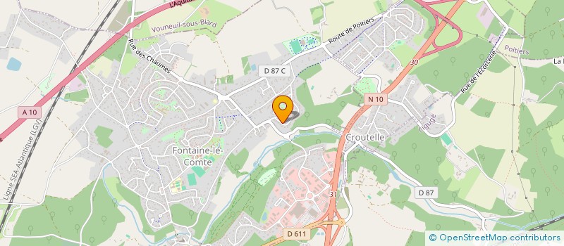 localisation de l'entreprise MONSIEUR DAVID GERBIER à FONTAINE-LE-COMTE