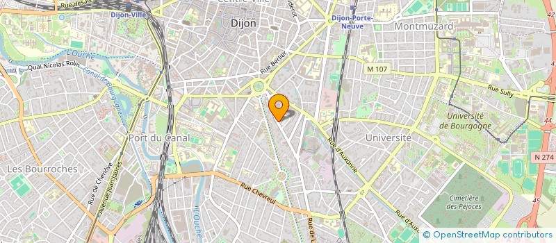 localisation de l'entreprise MONSIEUR DAVID GERMAIN  DIJON