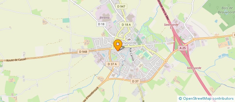 localisation de l'entreprise MONSIEUR DAVID GERVAISE à STEENVOORDE