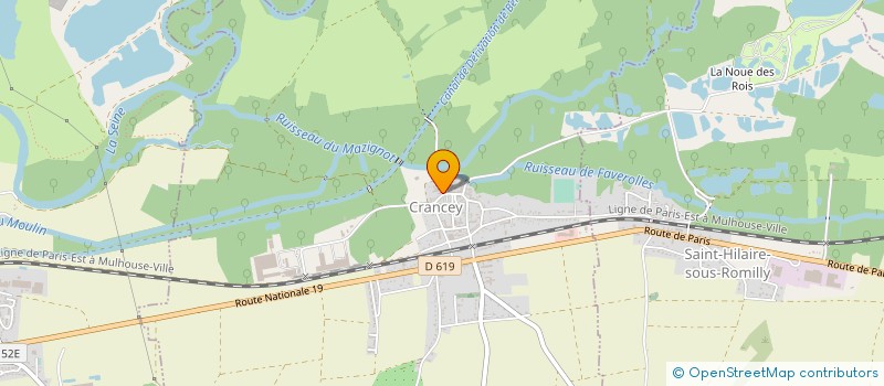 localisation de l'entreprise MONSIEUR DAVID GHEONEA  CRANCEY