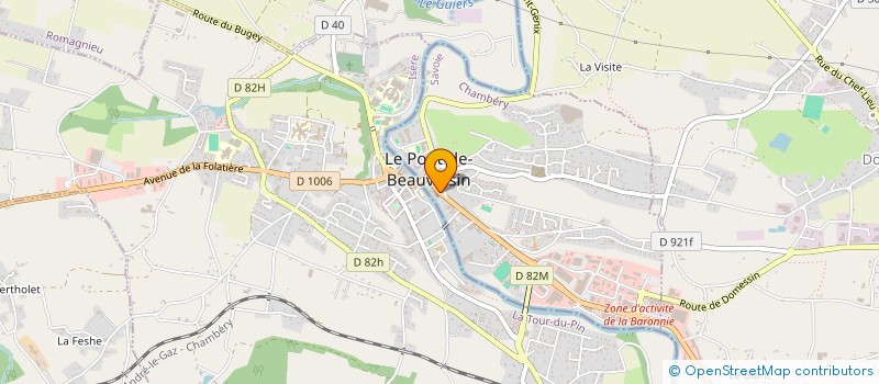 localisation de l'entreprise MONSIEUR DAVID GHEORGHIU  LE PONT-DE-BEAUVOISIN