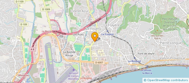 localisation de l'entreprise MONSIEUR DAVID GHIBAUDO à CANNES
