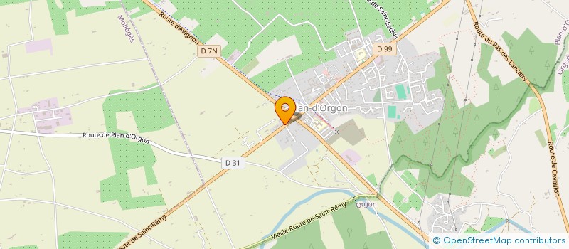 localisation de l'entreprise MONSIEUR DAVID GICQUEL  PLAN-D'ORGON