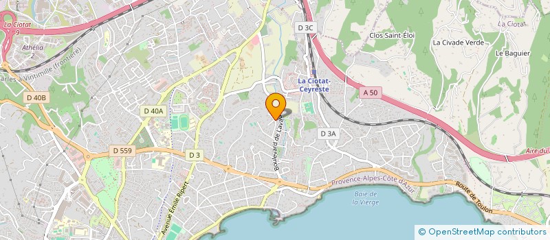 localisation de l'entreprise MONSIEUR DAVID GILABERT à LA CIOTAT