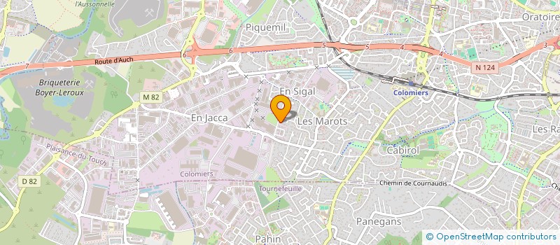 localisation de l'entreprise MONSIEUR DAVID GILLARD à COLOMIERS