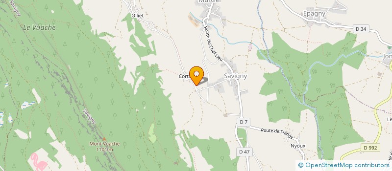 localisation de l'entreprise MONSIEUR DAVID GILLEMOT  JONZIER-EPAGNY